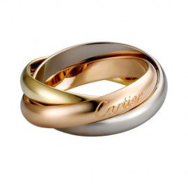 Trinity De Cartier 3-Gold Ring Replica Medium Model