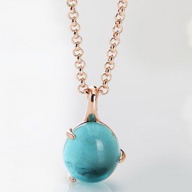 Pomellato Replica Nudo Earrings 18k Yellow Gold with White Quartz