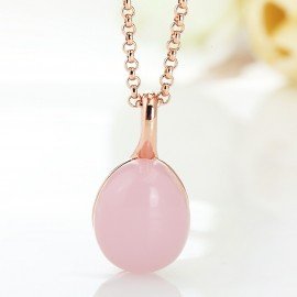 Pomellato Inspired Nudo Earrings in Rose Gold with Lemon Quartz